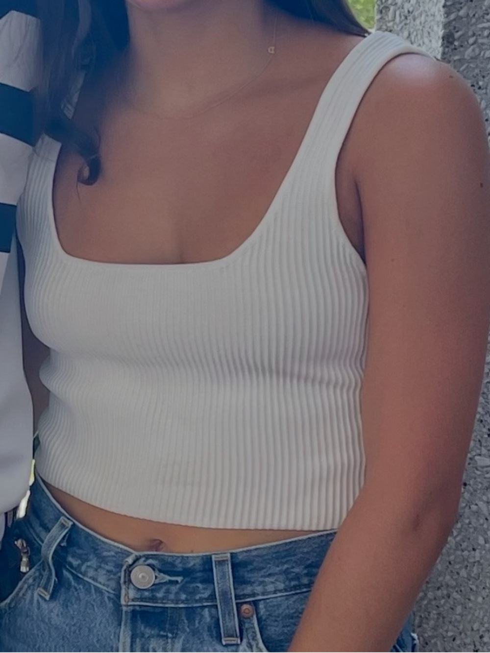 Princess Polly Amazonite Crop Top White